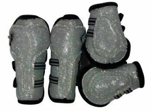 Silver glitter tendon - silver, fetlock