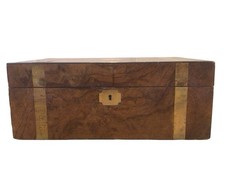 Victorian Campaign Burr Walnut
