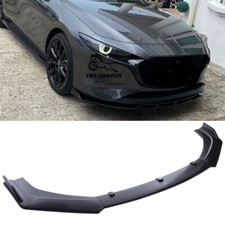 For MAZDA 2/3/5/6 Matte Black Front Bumper Lip Spoiler Splitter Chin Body Kit