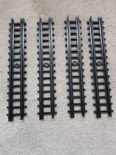 4 Lemax Straight Plastic Train Track, suit Christmas Village Building Figures 