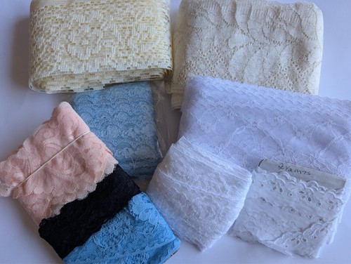 Lace job lot assorted - lace,
