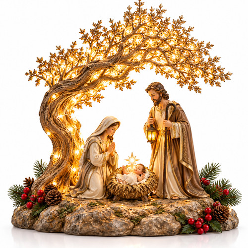 Christmas nativity scene - christmas,