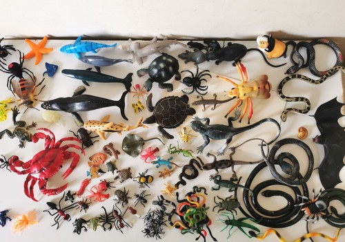 Wild animal toy bundle - toy, insects