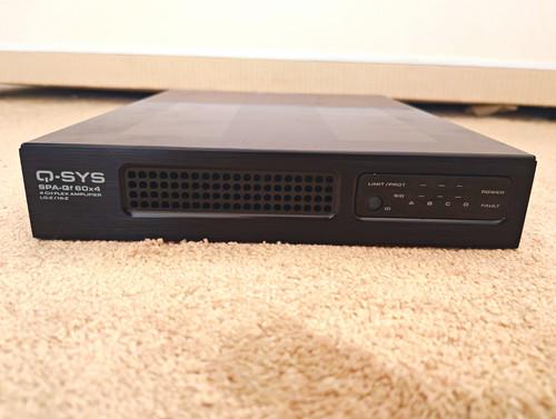Sys qsc amplifier 60x4 - q-sys,