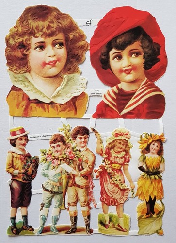 Vintage style paper scraps - vintage,