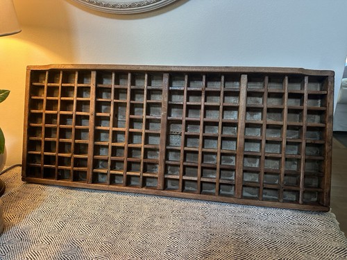 Vintage wooden printers type - vintage,