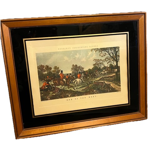 Herring fox hunting scene - herring's,