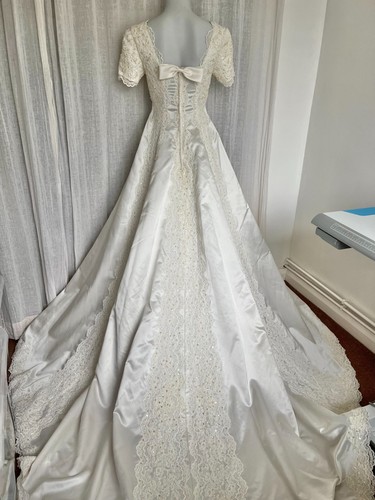 Vintage 1980s wedding - dress, uk