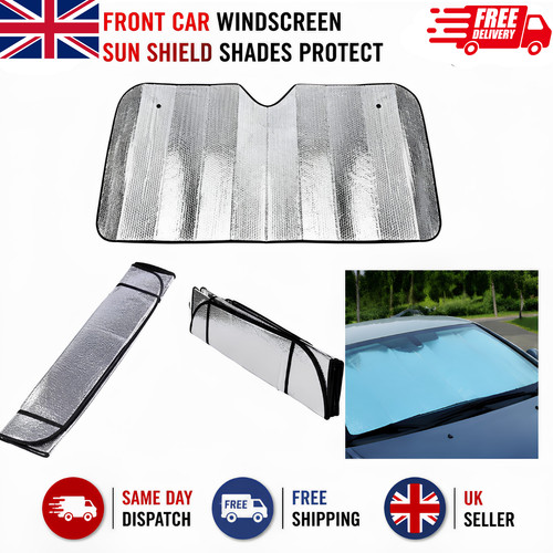Front car windscreen sun - front,