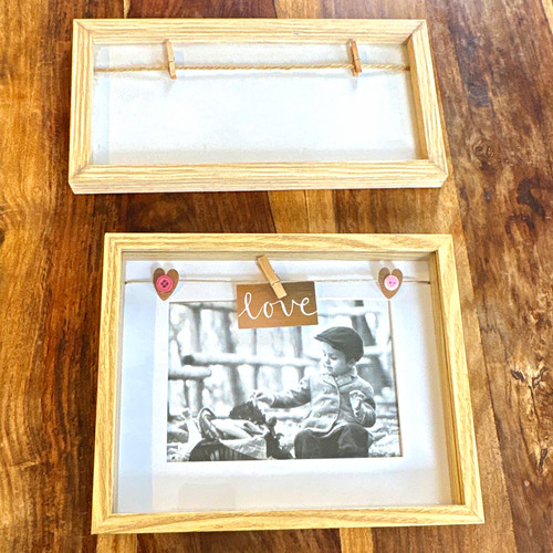 Set rustic wooden peg - set, 2