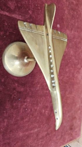 Vintage brass model - vintage, of