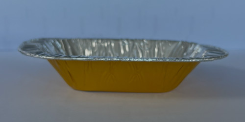 Coloured steak pie - steak, foil