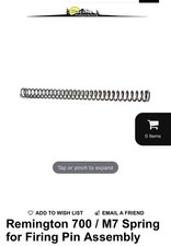 Remington 700 Firing Pin