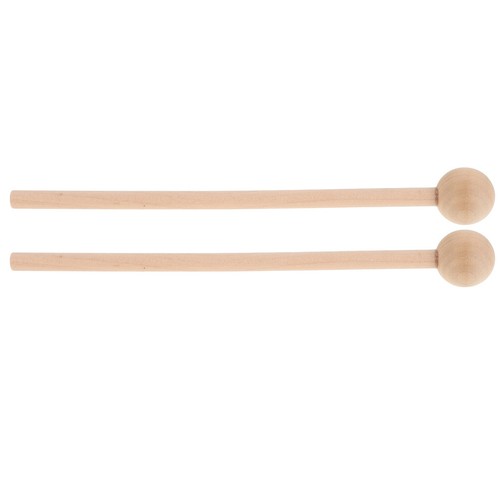 Beige wooden xylophone mallets - xylophone,