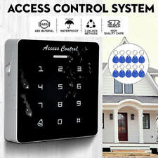 Keypad Keyboard Door Access Control System Waterproof Outdoor With 10 keyfobs BU