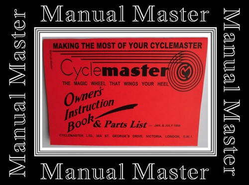 1955 cyclemaster 32c - cyclemaster, 32c.c.