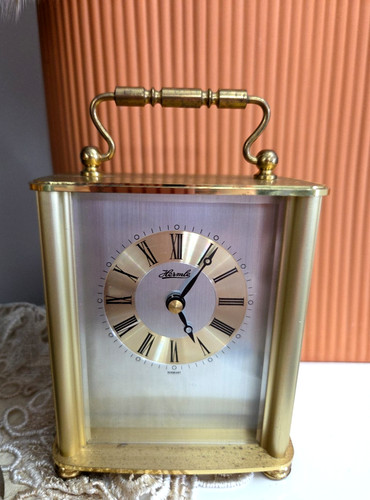 Lovely vintage gold hermle - lovely,
