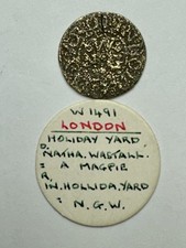 17th Century Token: NATHA WESTALL, Holborn - W.1491 - Old Collection (F457)