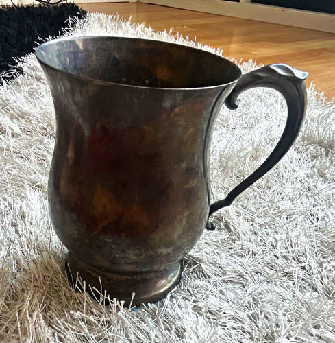 Vintage pewter tankard beer - pewter,