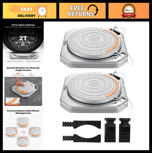 Wheel alignment turn plates - turn,