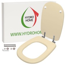 Toilet Seat Cover Ideal Standard Wood Coated in Polyester Resin Champagne