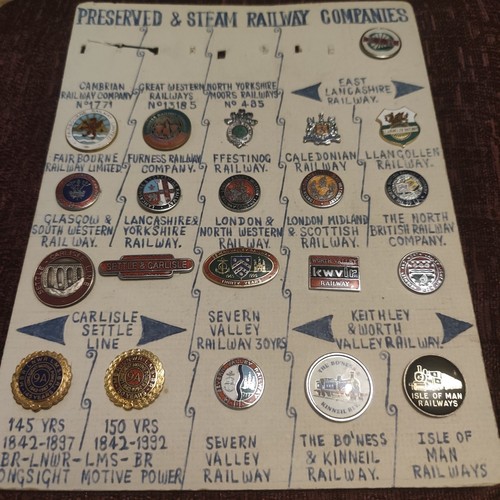 Enamel badges preserved - x,