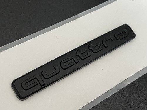 Matt black quattro - black, rear