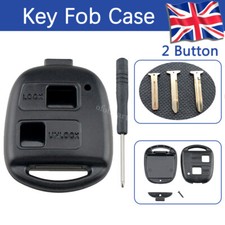 Toyota 2 Buttons Remote Key Fob Case for Corolla RAV4 Yaris Tarago Land Cruiser