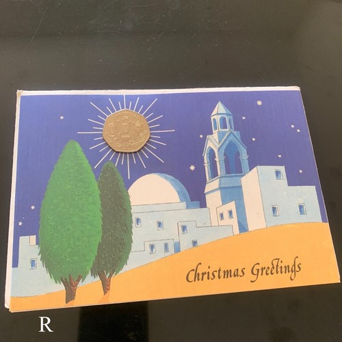 1988 gibraltar christmas - christmas, 50p