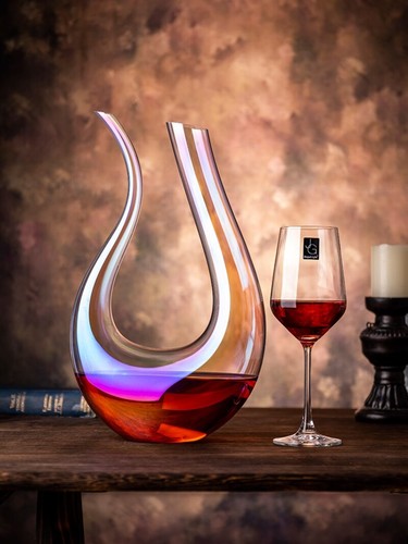 Clear wine decanter - clear,