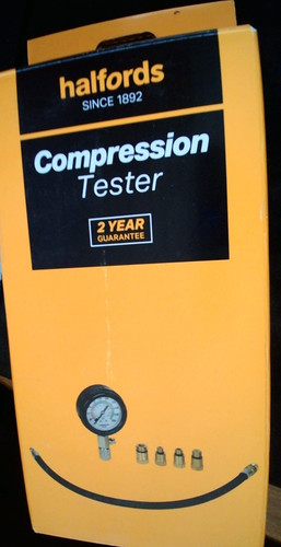 Halfords compression tester - compression,