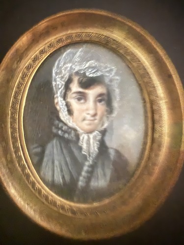 Antique miniature portrait - miniature, on