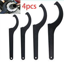 4PC Heavy Duty Metal Motorcycle Shock Absorber C Spanner Wrench Bike Repair Tool