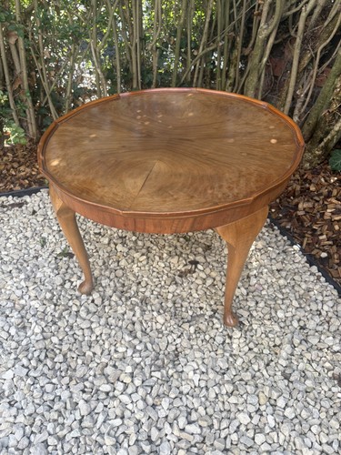 Stunning walnut coffee side - walnut,