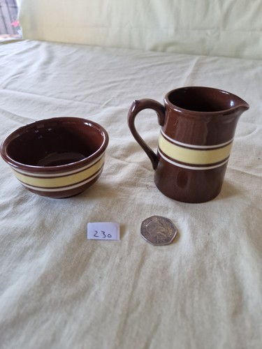 Ceramic brown cream - ab,