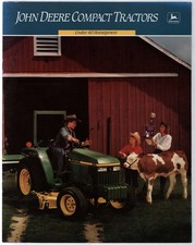 JOHN DEERE COMPACT TRACTORS UNDER 40 HP, SEE ALL PICTURES, 20 PAGES, 1989