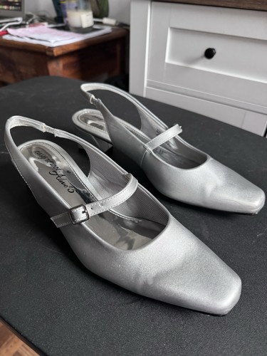 Ladies silver dress ballroom - dress,