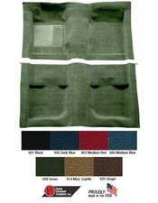 Mustang Carpet Molded 2 Piece 100% Nylon 1971 1972 1973 - ACC