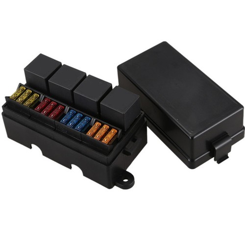 Way blade fuse holder box - 12,