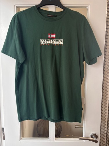 Napapijri green tshirt size - tshirt,
