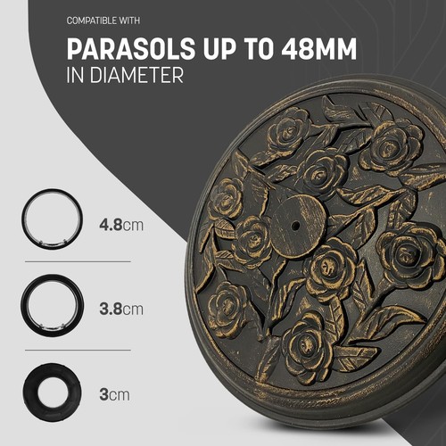Parasol base cast - parasol, effect