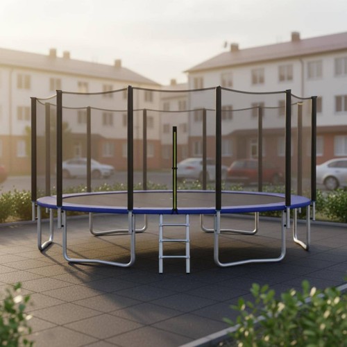 Trampoline safety enclosure - trampoline,