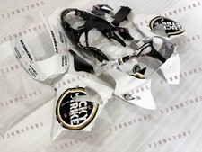 For 2000-2001 Kawasaki ZX-9R Black White ABS Injection Mold Bodywork Fairing Kit