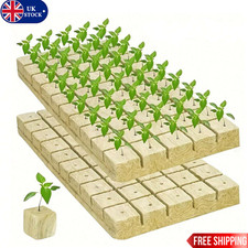 25/50pcs Rockwool Blocks for Hydroponic Cuttings – Soil Substitute Grow Media