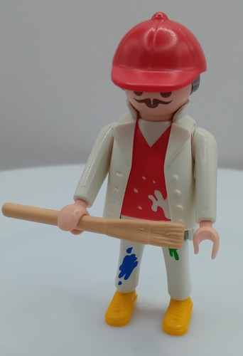 Pre owned playmobil - pre‑owned, painter