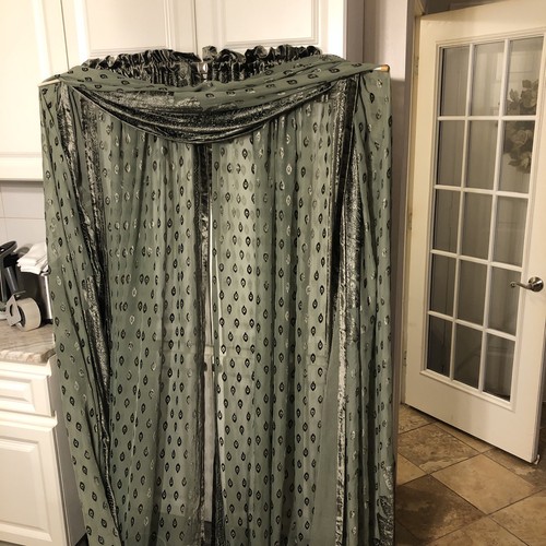 Piece moss green semi sheer - piece,