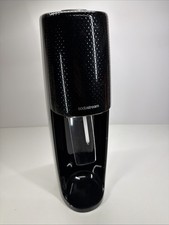 SodaStream Spirit Soda Maker Black & Empty Filled Gas Bottle Cleaned, Good Cond