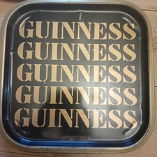 Rare GUINNESS TRAY Square