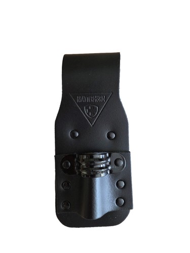 Black leather single - leather,