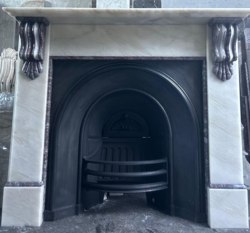 Marble fire surround for - fire,